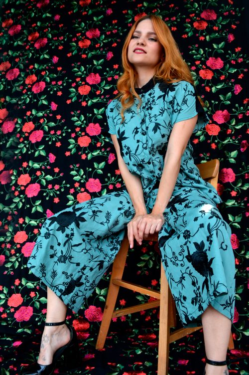 Pantalón Mantón Azul