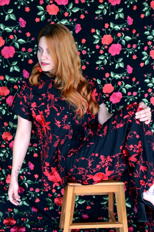 Camisa Mantón Negro
