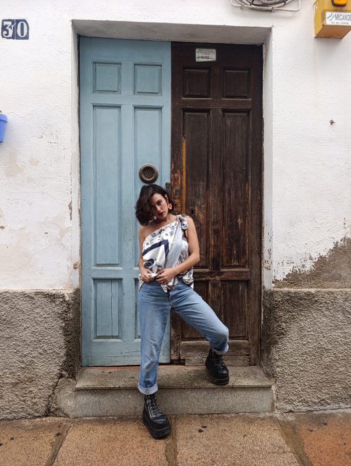 Pañuelo Corazón Azul - Imagen 4