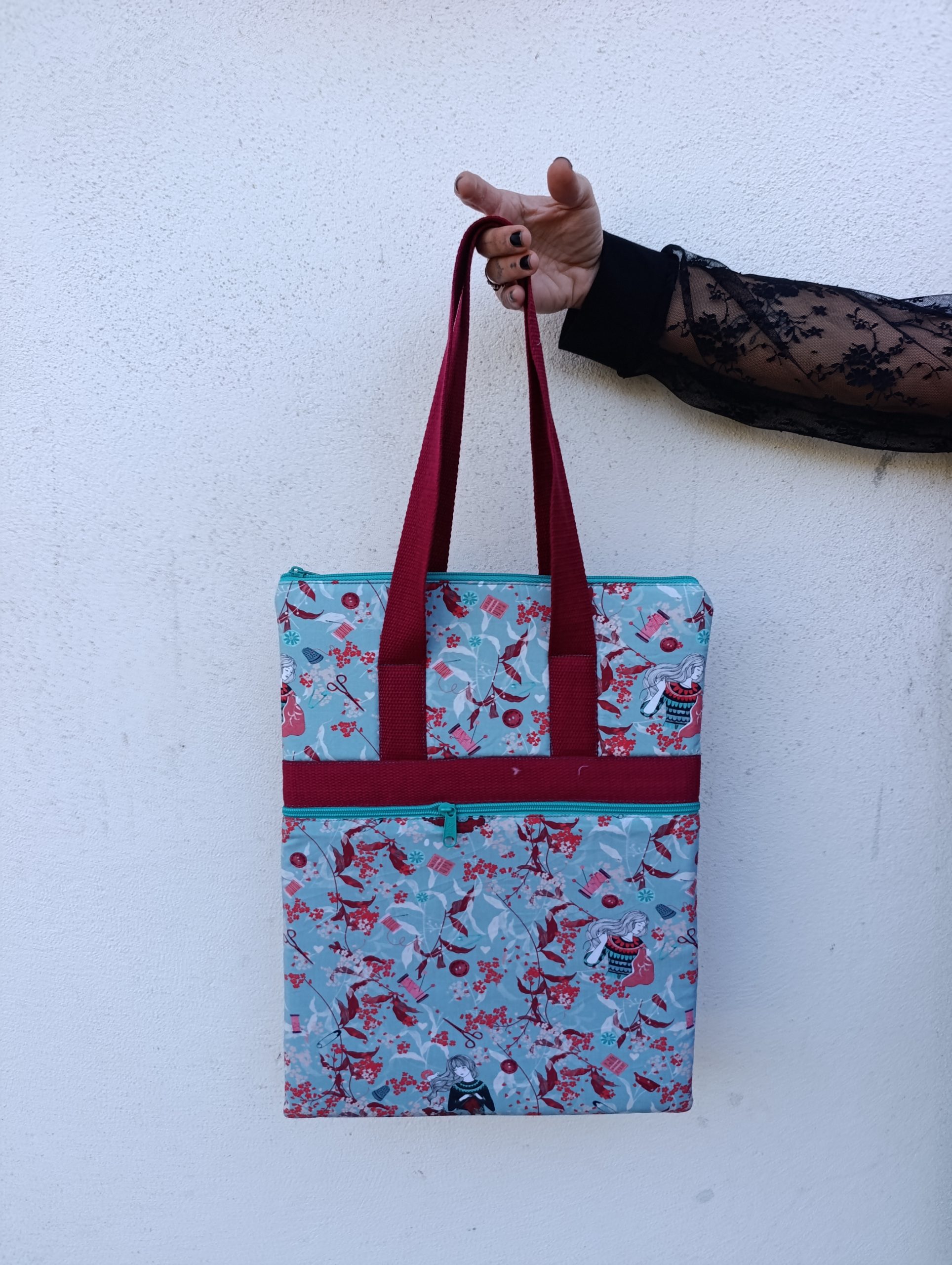 Bolso El tiempo Entre Costuras Tamaño Grande