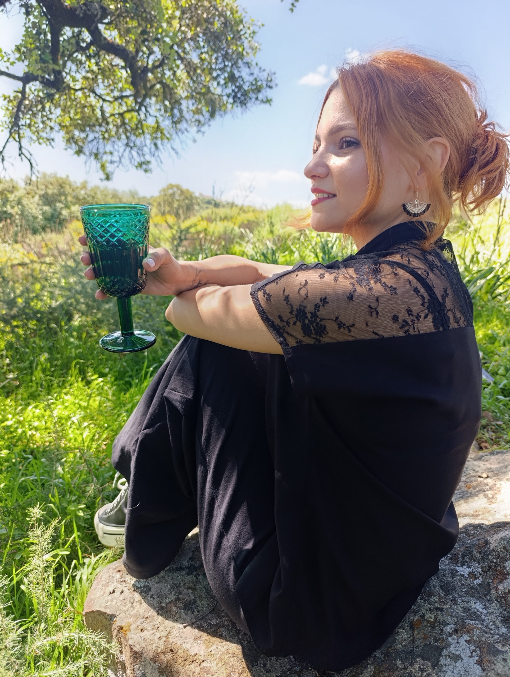 Camisa Sombra Velo Negra - Imagen 2