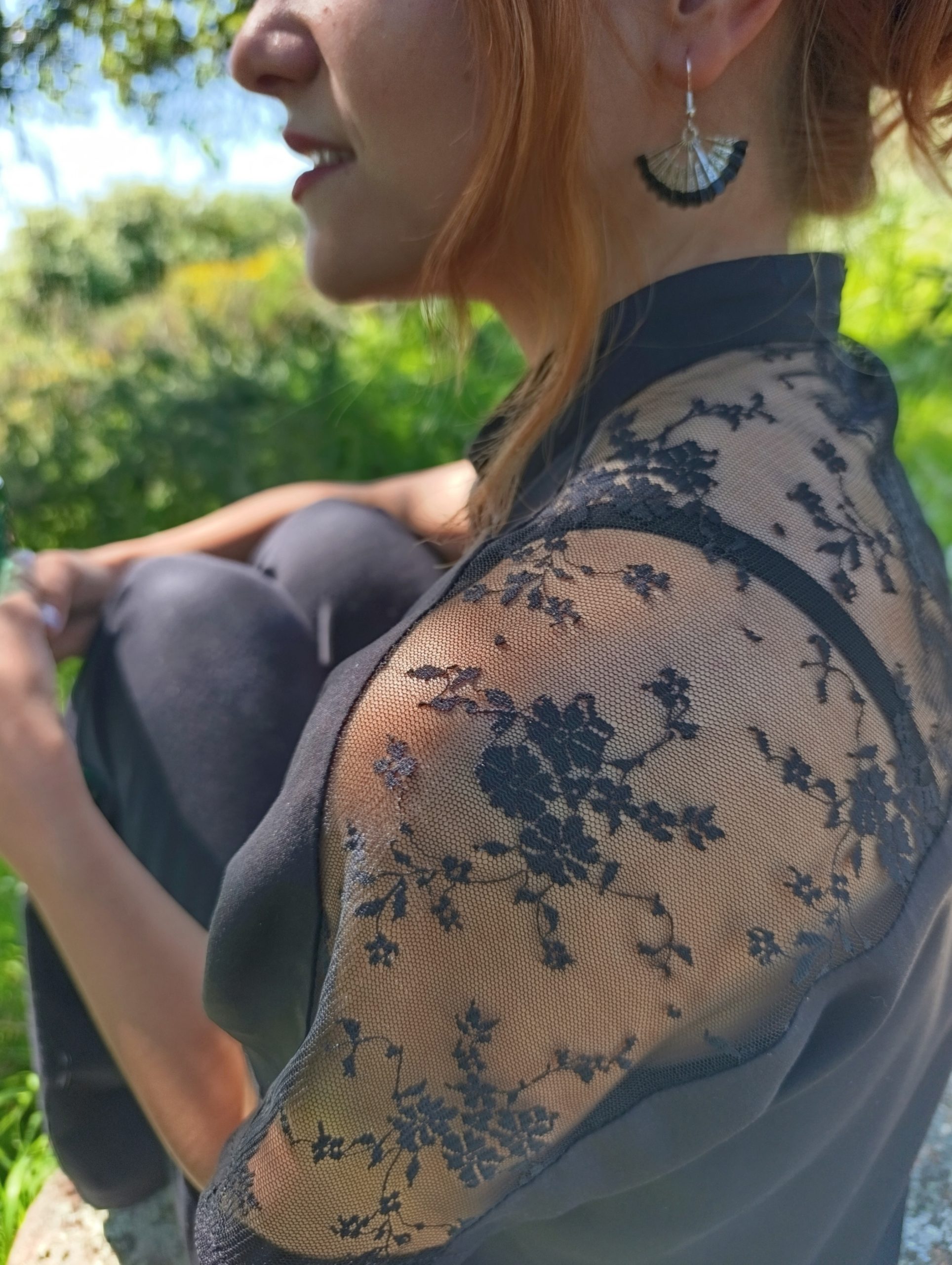 Camisa Sombra Velo Negra - Imagen 3