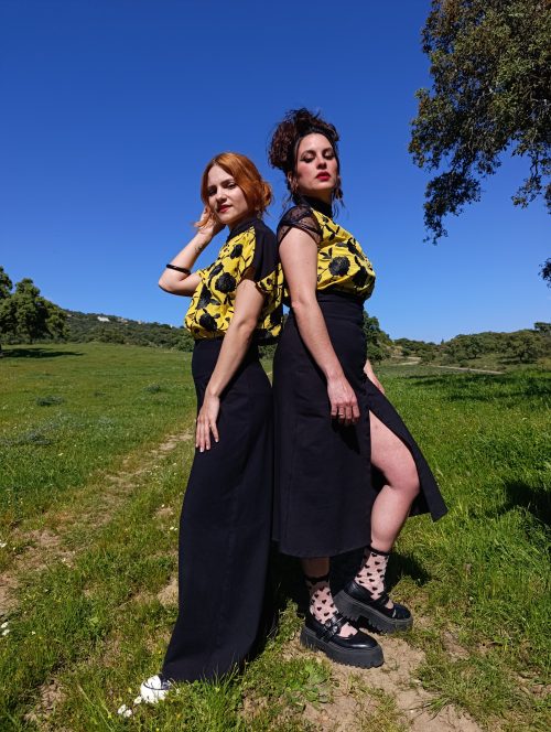 Camisa Azabache Mostaza